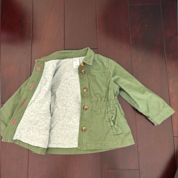 Carter’s Army green toddler jacket 2T - Picture 3 of 3